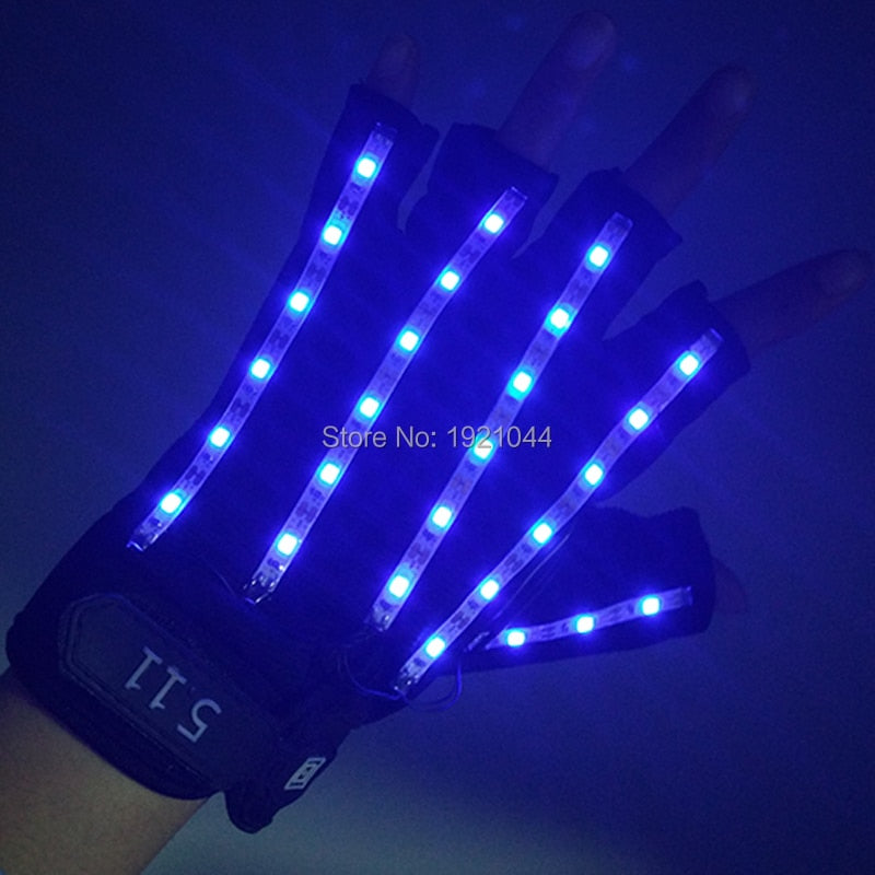 Lit Power Bike Life LED Goggles and Gloves set